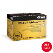 Gewo Boldsæt 4 x Select Pro 40+*** (72) hvid (288 bolde)