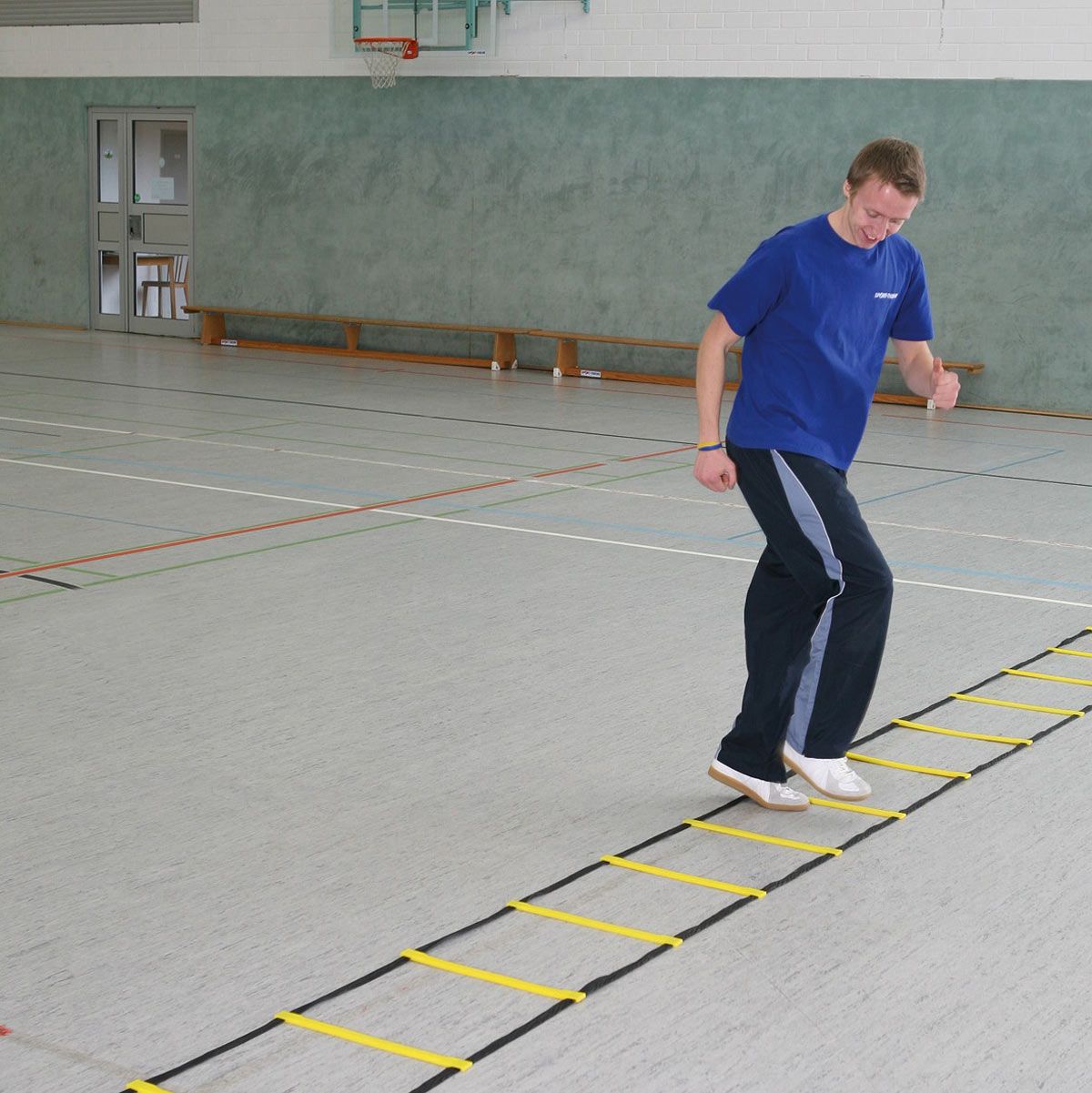 Gewo Koordinationsstige "Agillity" Enkelstige 8m sort/gul