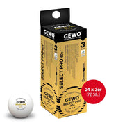 Gewo Bolde Select Pro 40+***24x3er Kasse hvid