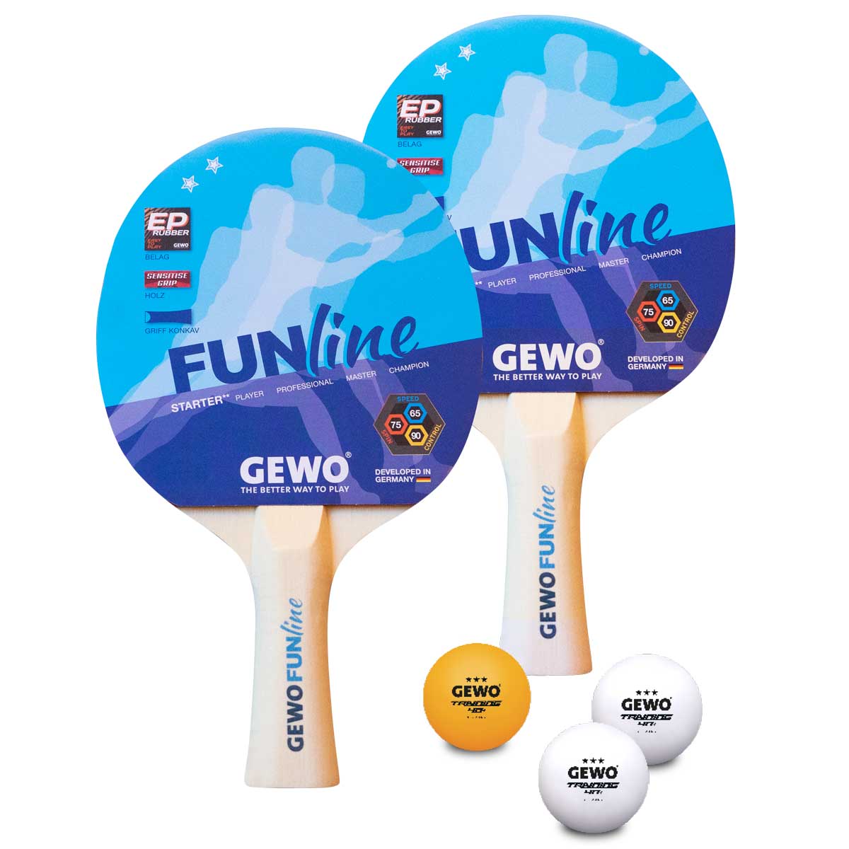Gewo Bat Sæt Double-Fun