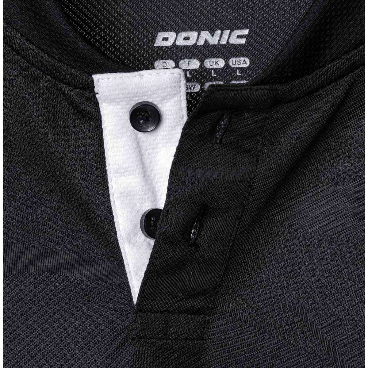 Donic skjorte Neva sort