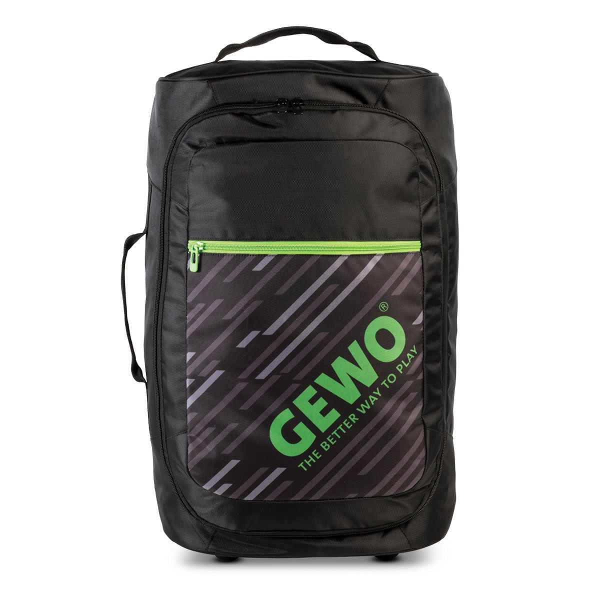 Gewo Trolley Stripes M sort/lime