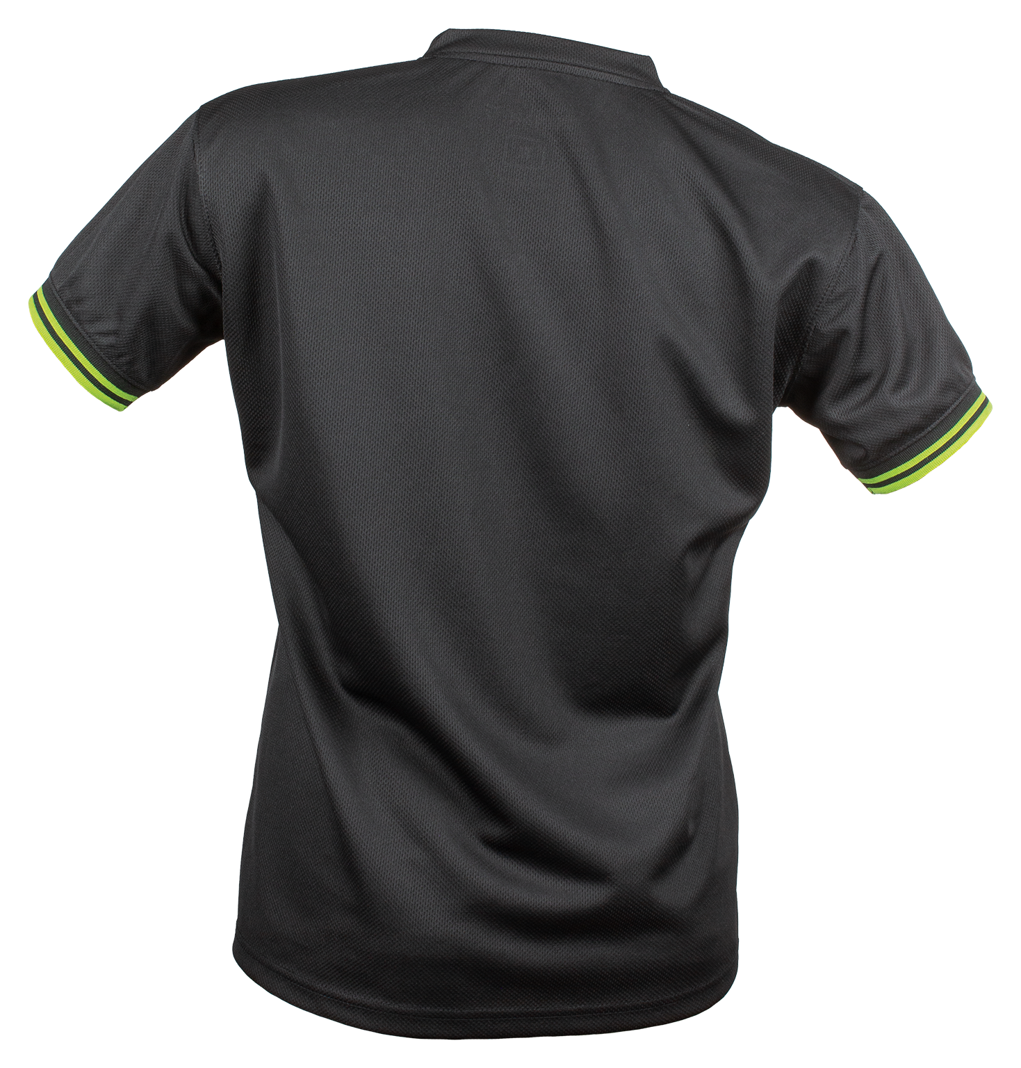 Tibhar skjorte Cosmos polyester sort/grøn