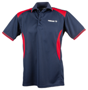 Tibhar skjorte Cosmos polyester navy/rød