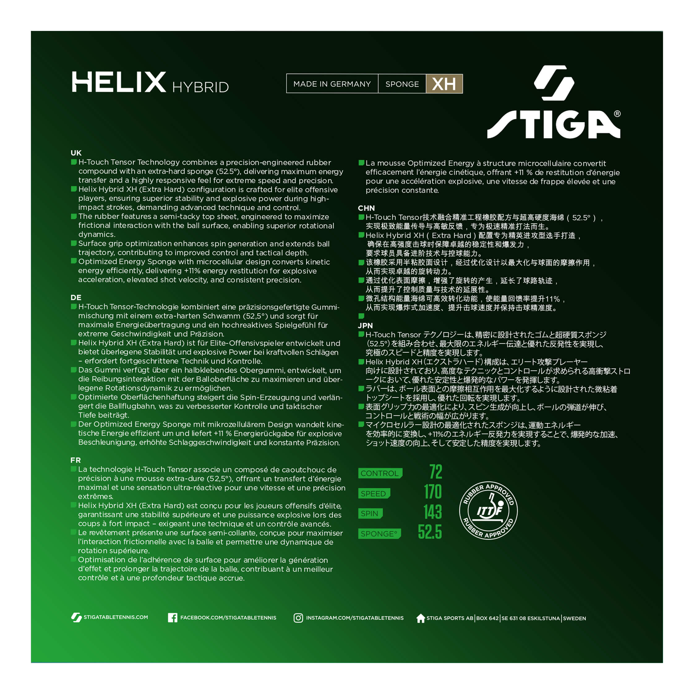 Stiga Helix Hybrid XH