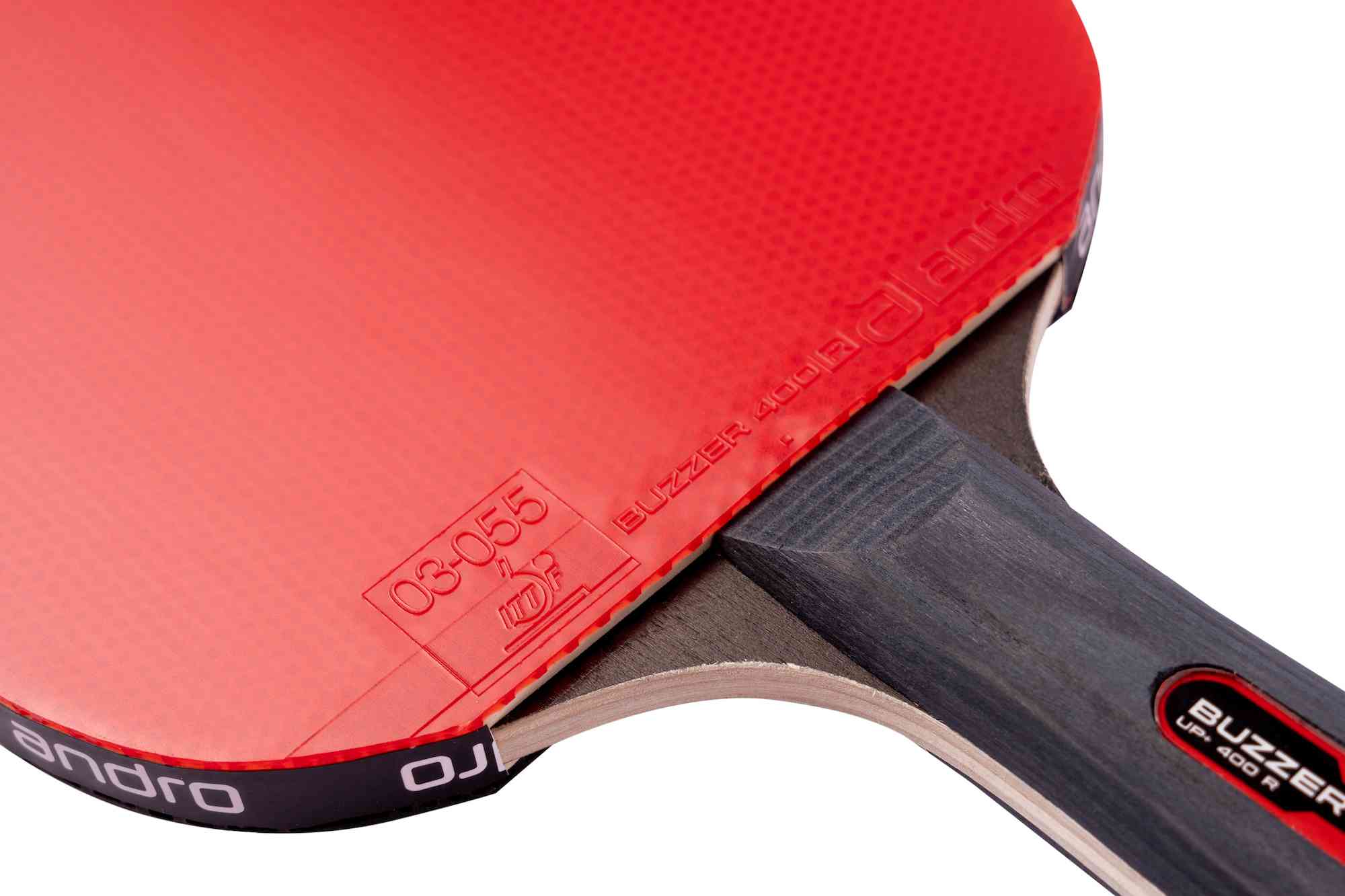 Andro Bat-Set Buzzer Up 400 R sort/rød konkav