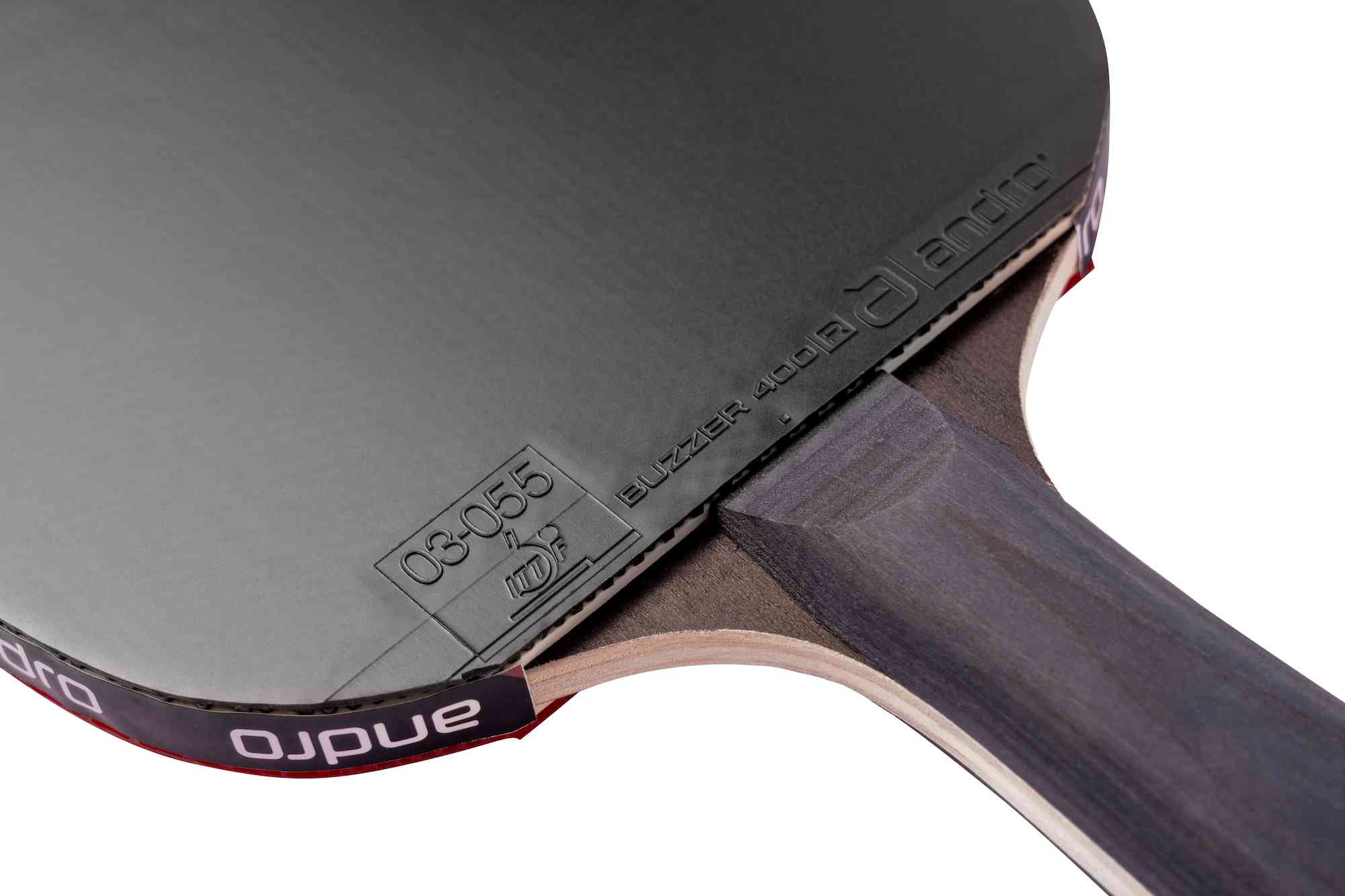 Andro Bat-Set Buzzer Up 400 R sort/rød konkav