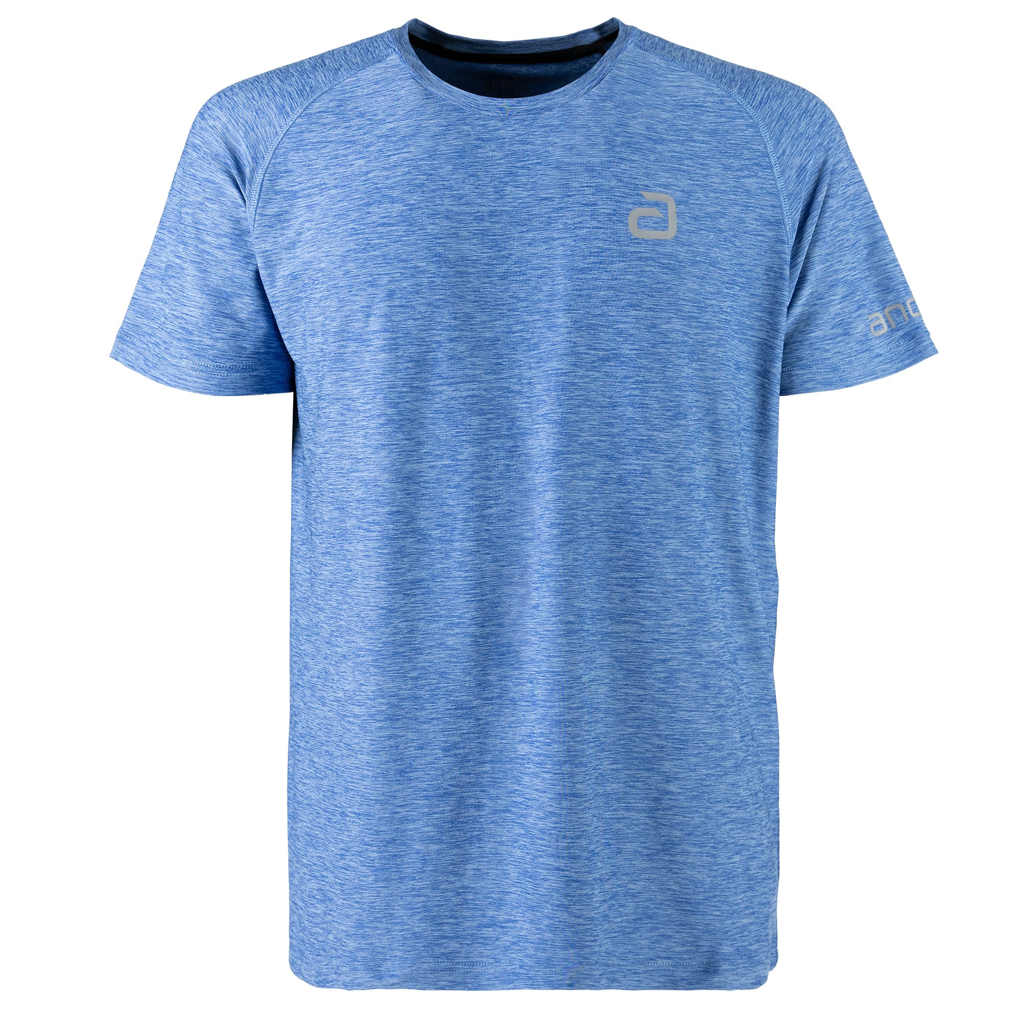Andro Shirt Melange Alpha jeansblå