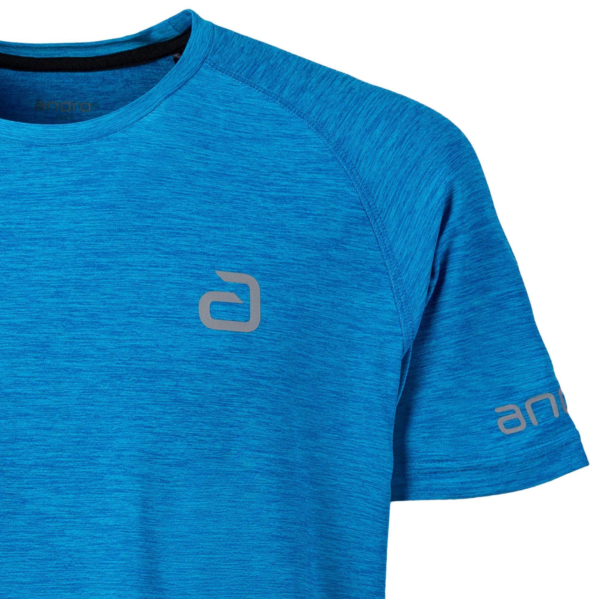 Andro Shirt Melange Alpha lagoon blå