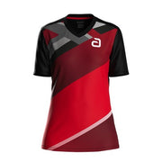 Andro skjorte Ataxa Kvinder sort/rød