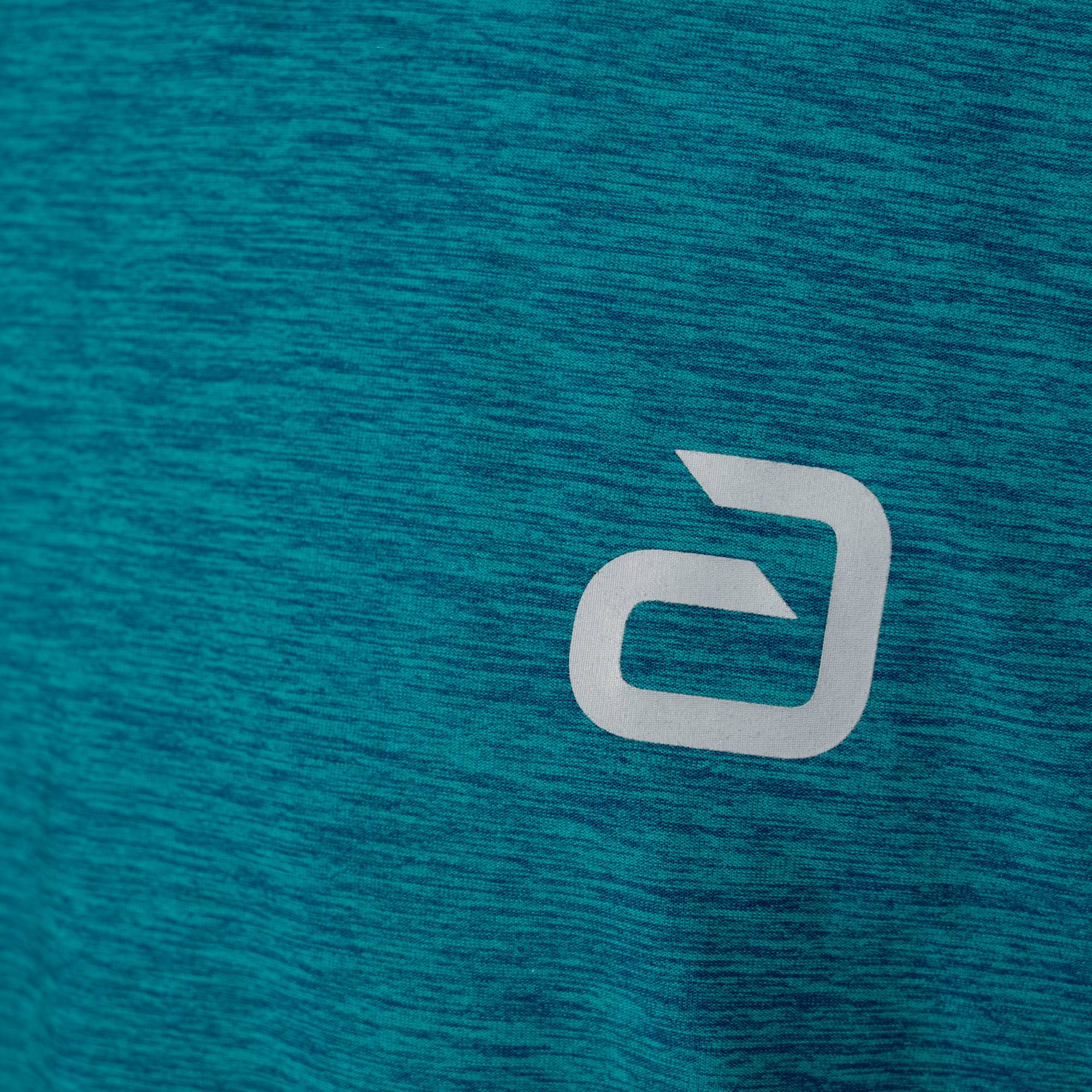 Andro skjorte Melange Alpha grøn/blå