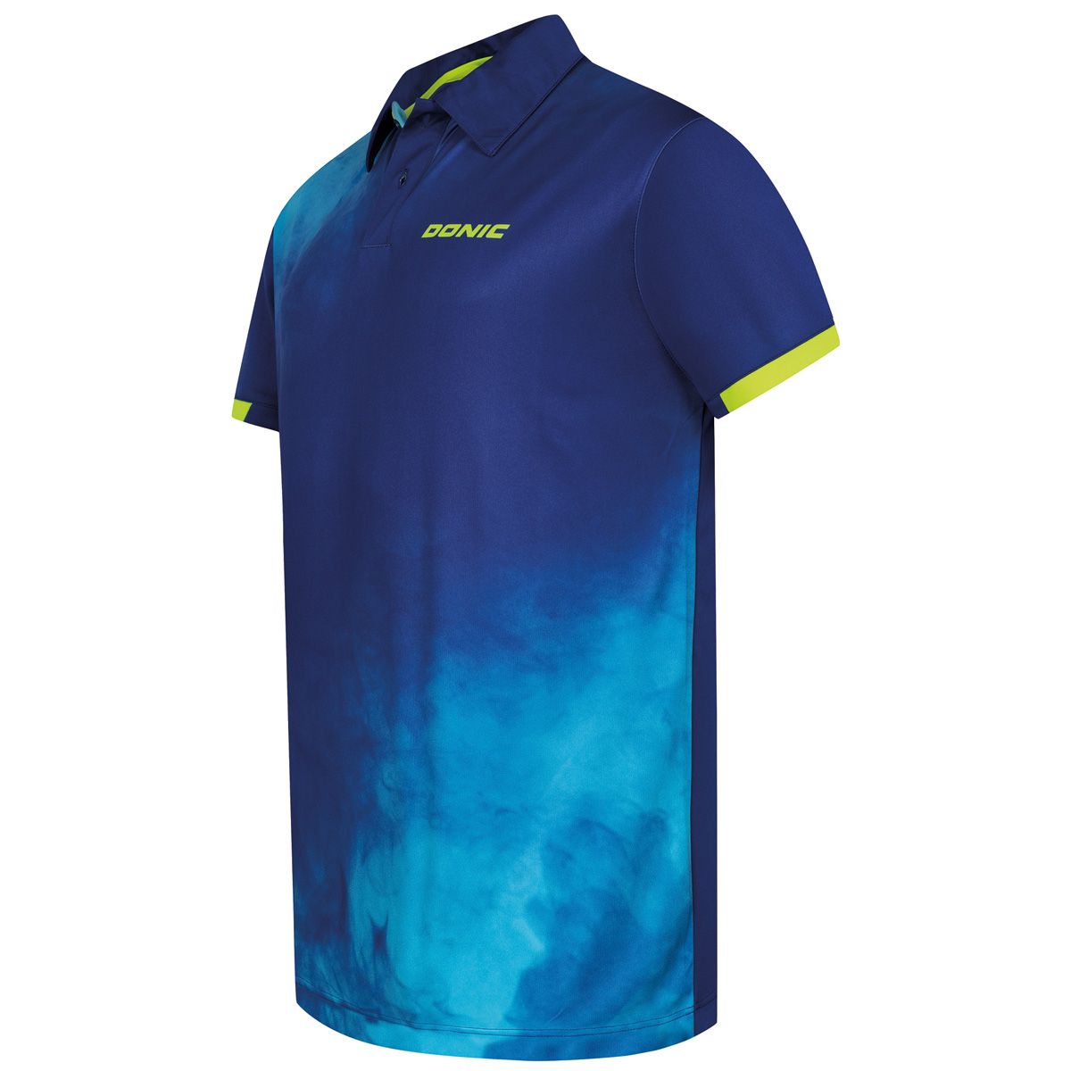 Donic skjorte Lyra navy/lyseblå/lime