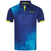 Donic skjorte Lyra navy/lyseblå/lime