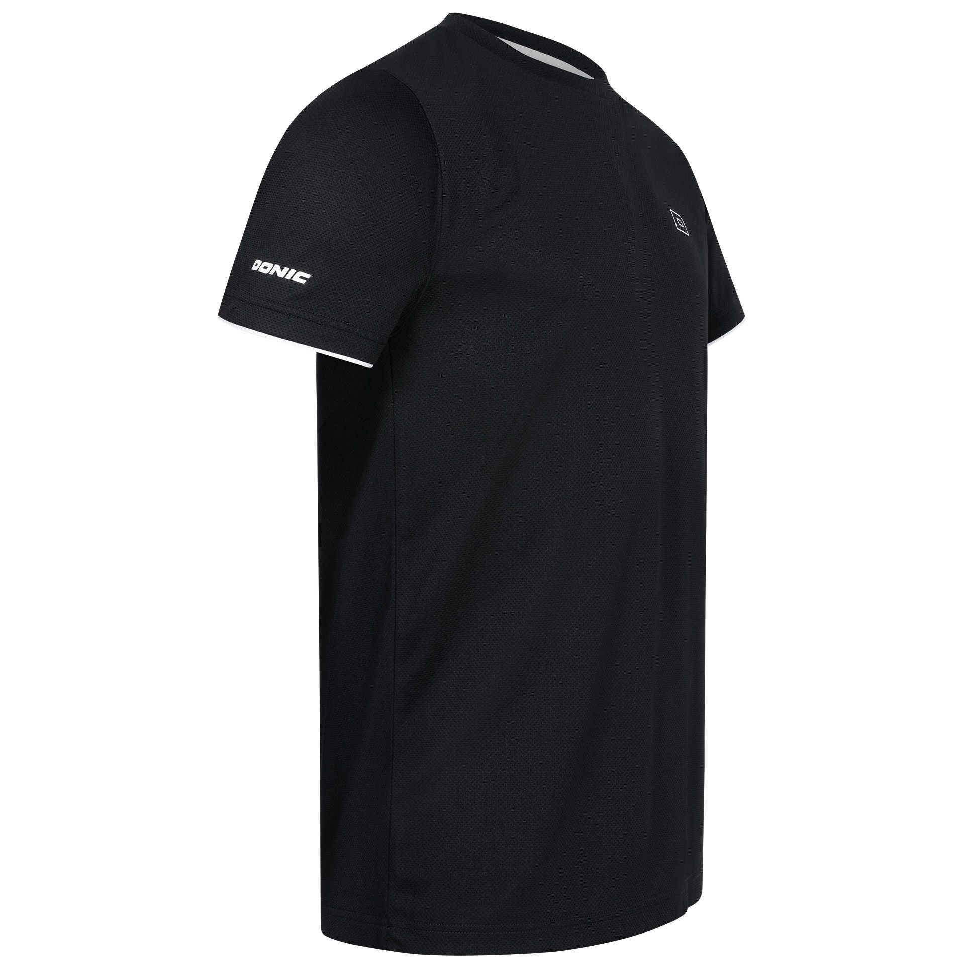 Donic t-shirt Black Series Junior sort