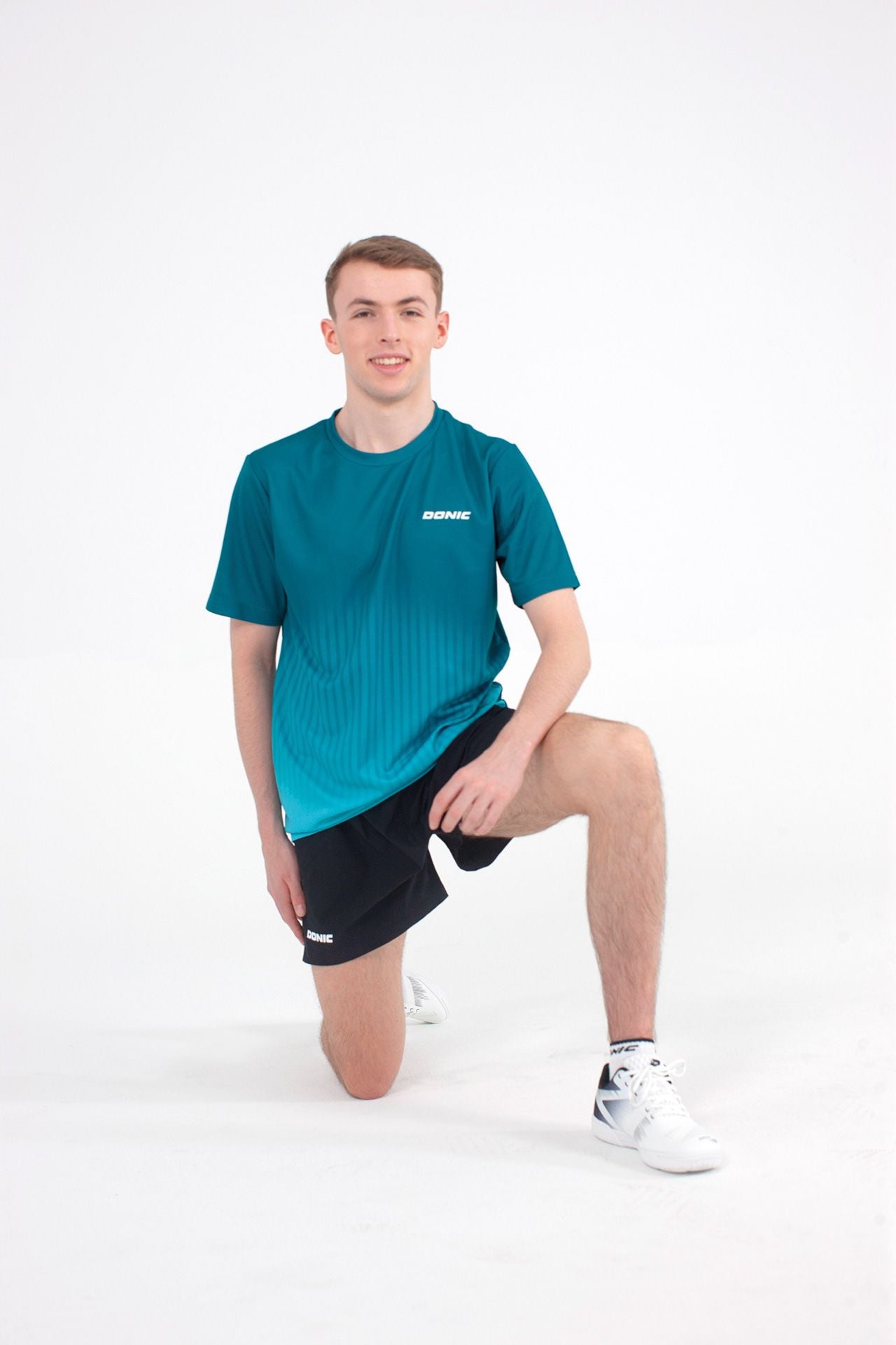 Donic t-shirt Driva Junior grøn/lyseblå