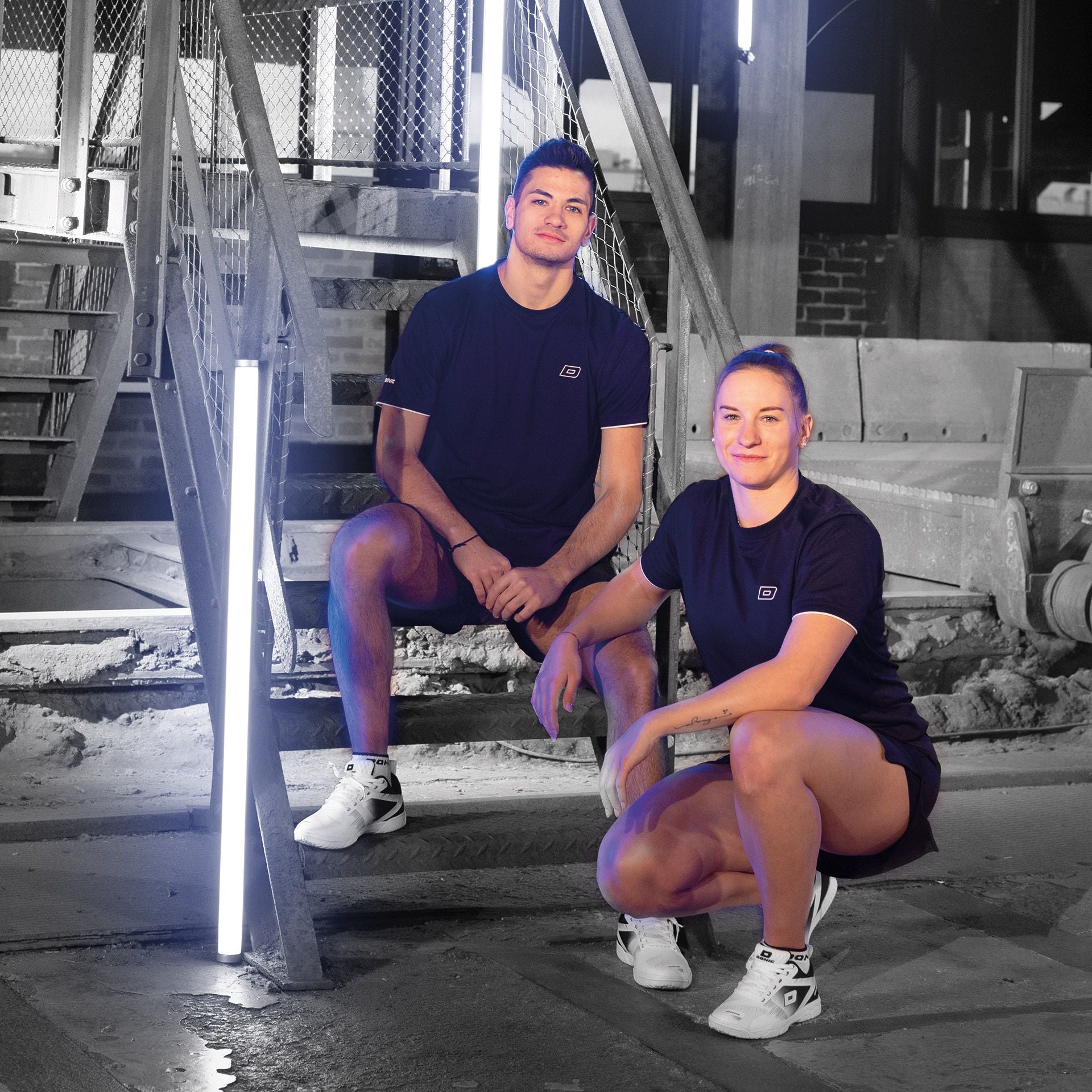 Donic t-shirt Black Series sort