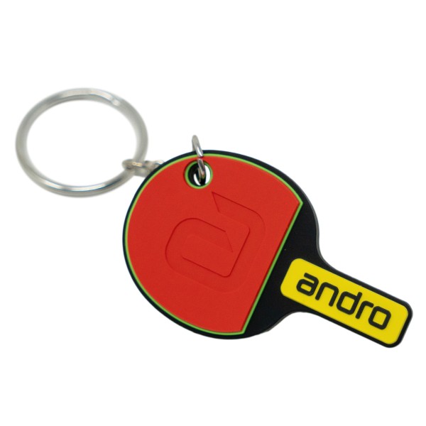 Andro Bat-nøglering rød/sort/gul
