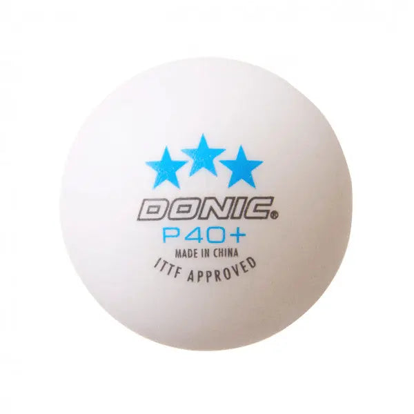 Donic Ball P40+ *** white (3) DONIC SE - tabletennisstore.eu